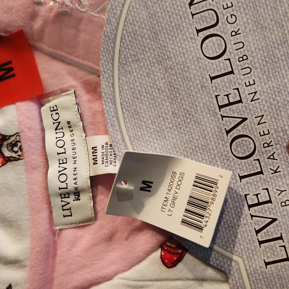 NWT Womens Flannel PJ Set Size M - Picture 3 of 3